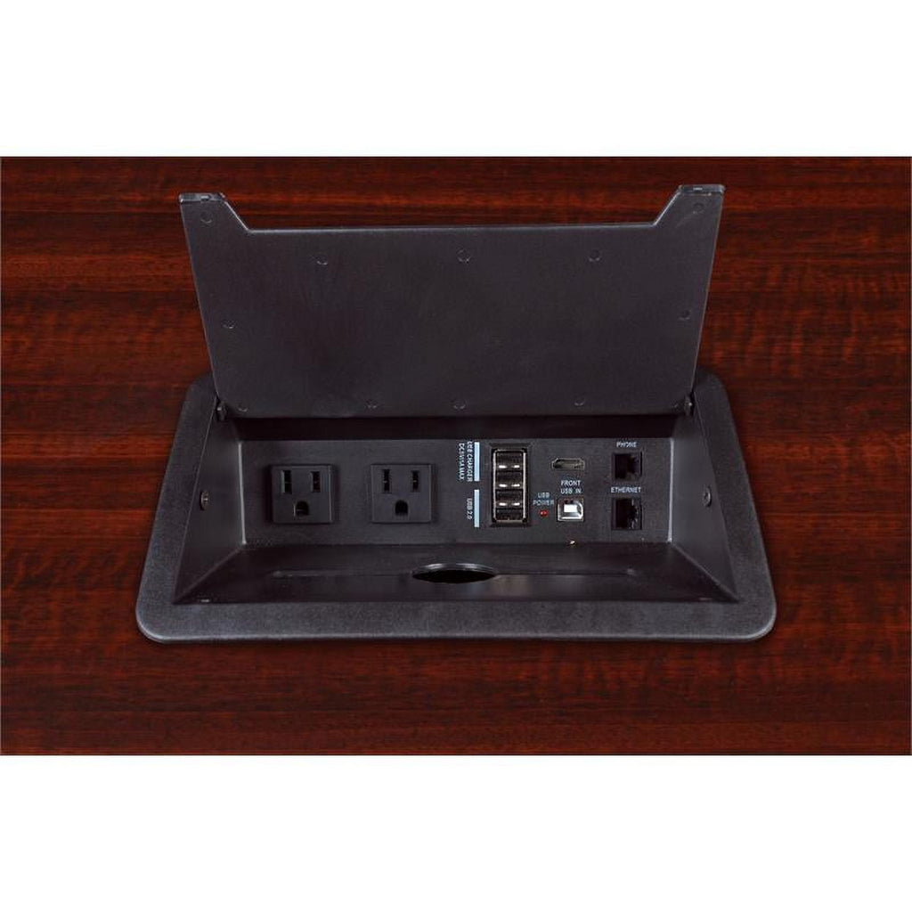 Regency Legacy Modular Race Track Conference Table in Mahogany