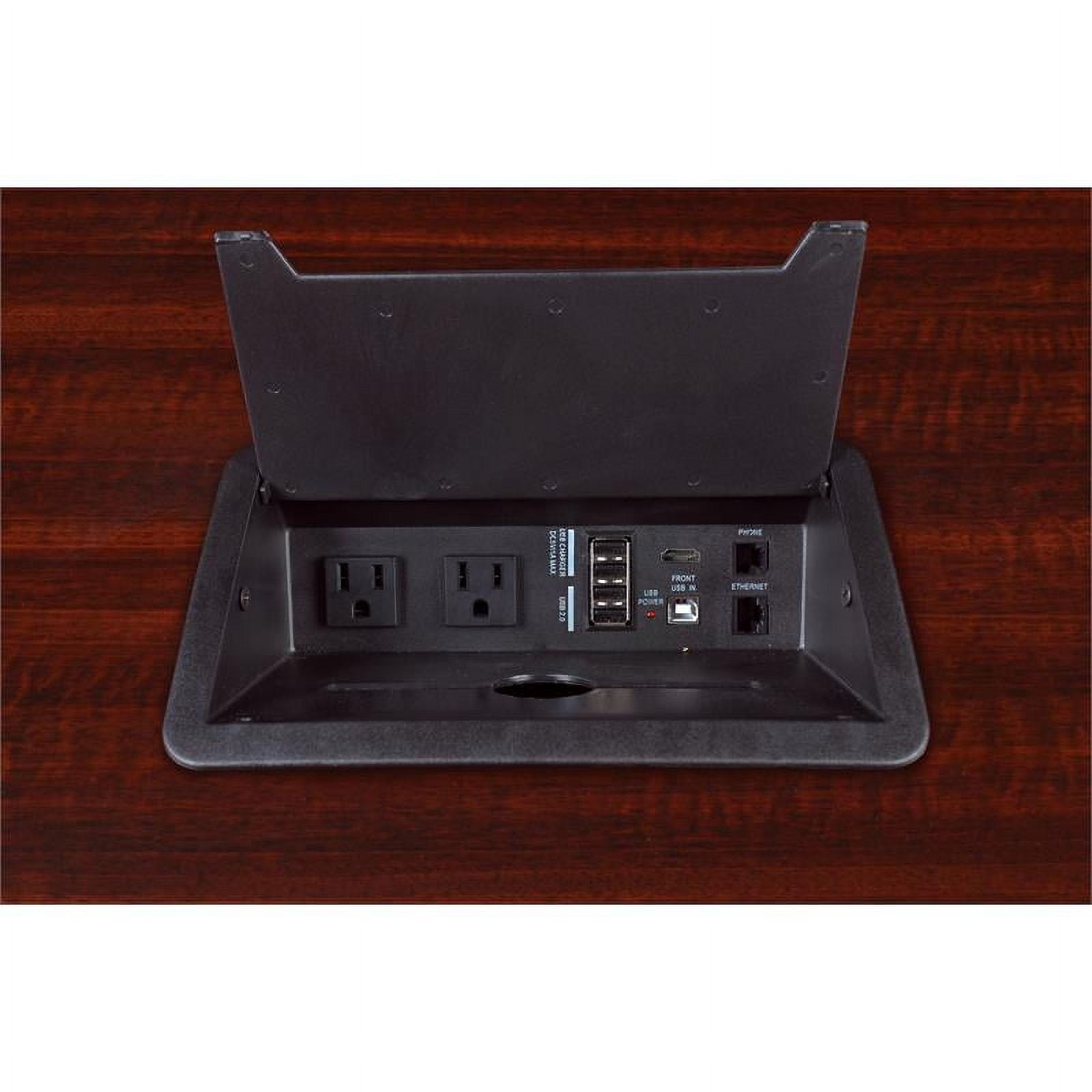 Regency Legacy Modular Race Track Conference Table in Mahogany