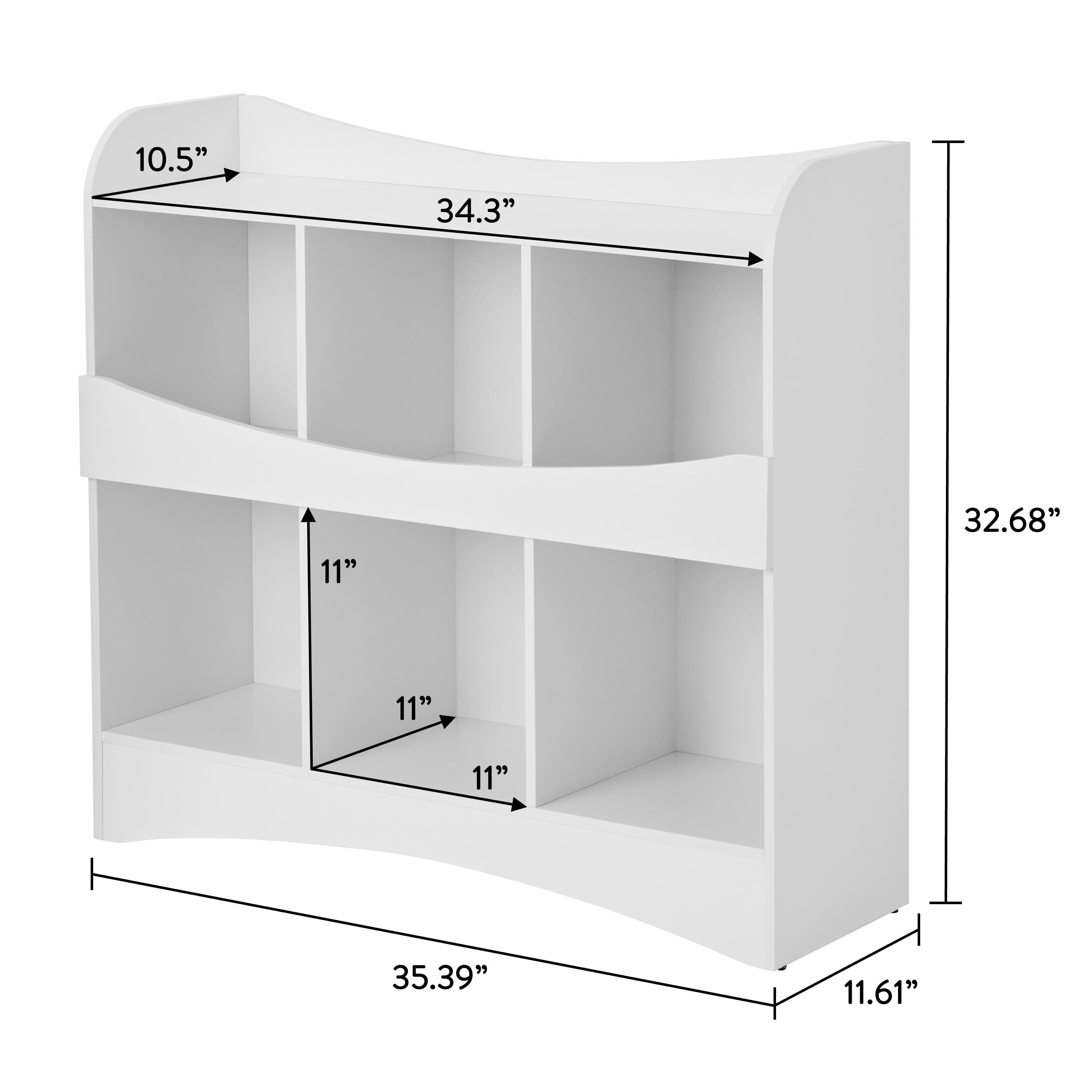 BYO Kids Toy Storage & Bookcase, White