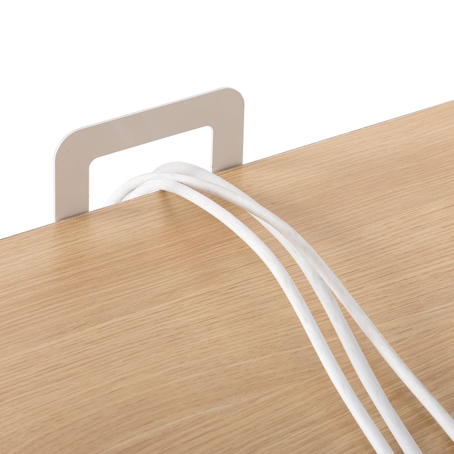 Zinus Dominic 29" L-Shaped Corner Desk in Cream